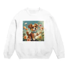 Happy Shopの犬キラキラ Crew Neck Sweatshirt