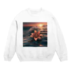 Luminaの百合の魂 Crew Neck Sweatshirt