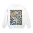 世界美術商店のピカソの肖像画 / Portrait of Pablo Picasso Crew Neck Sweatshirt