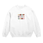 猫まるショップのチョコレートの仲間たち☆ Crew Neck Sweatshirt