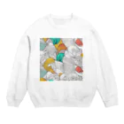 moko's merry shopの勇気をあなたへ Crew Neck Sweatshirt