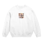 タマちゃんのいろんな可愛い犬 Crew Neck Sweatshirt