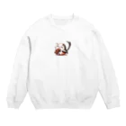 riyuriyu214のチョコエナガ Crew Neck Sweatshirt