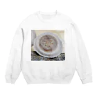 Awajinokinokoya_okudaの【原木椎茸アート - 毒】 Crew Neck Sweatshirt