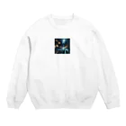 たろすけの「影の中のウィスパー」 Crew Neck Sweatshirt