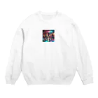 たてっぴのショップの1980年代のポップカルチャー Crew Neck Sweatshirt