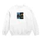 X_TK_Xのカメラを改造するおじさん Crew Neck Sweatshirt