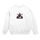 kazuminLANのゴリラ笑う🦍！ Crew Neck Sweatshirt