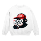 アニマルキャラクターショップのGoodゴリラ Crew Neck Sweatshirt