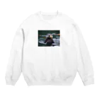 「動物ミリ屋」のカワウソのパーくん Crew Neck Sweatshirt