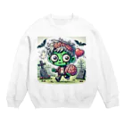 kansaijin_ryoの可愛いゾンビ② Crew Neck Sweatshirt