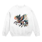 FUMYの雅彩ペガサス - Gasa Pegasus Crew Neck Sweatshirt