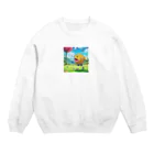 samohan0121のフグゴルフ Crew Neck Sweatshirt