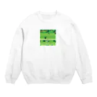 クロスクリエイティブのゴルフをするゴリラ Crew Neck Sweatshirt