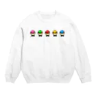 しんゆんぼのへるめっとおじさん Crew Neck Sweatshirt