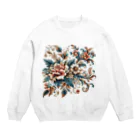 shopの花柄 Crew Neck Sweatshirt