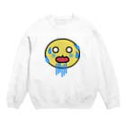 chicodeza by suzuriのやばい顔 Crew Neck Sweatshirt