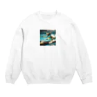 mentoreの水中のメカット・トライアンフ Crew Neck Sweatshirt