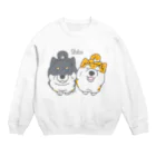 しぇるーののむっちり柴犬くん Crew Neck Sweatshirt