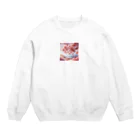 終わらない夢🌈の美しい桜🌸 Crew Neck Sweatshirt