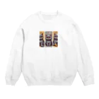 ブリティッシュショップの悲しみブリティッシュ Crew Neck Sweatshirt