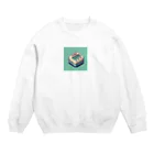 ドット絵調理器具のドット絵「タイマー」 Crew Neck Sweatshirt