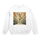 mana美術のバレリーナ#4 Crew Neck Sweatshirt