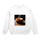 小物屋の夜更かし珈琲 Crew Neck Sweatshirt