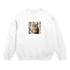 ブリティッシュショップのおすわりブリティッシュ Crew Neck Sweatshirt