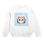 raytnのむぅちゃん Crew Neck Sweatshirt