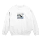 masafu-のスノーボーダー Crew Neck Sweatshirt