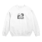 花鳥風月の対面ハリネズミ Crew Neck Sweatshirt