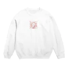 WING_0101の可愛いうさぎのグッズ Crew Neck Sweatshirt