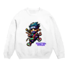 rsrsrsrsrの“Digital Ninja” ロゴ付き Crew Neck Sweatshirt