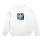 noaru633のドット絵のヒルガオ Crew Neck Sweatshirt