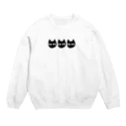 PAPICOのくろねこさん Crew Neck Sweatshirt