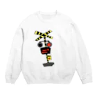 もっちーもちもちのカンカンカン踏切 Crew Neck Sweatshirt