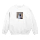 barisukaの頑固なブルドッグ Crew Neck Sweatshirt