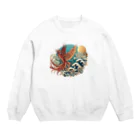 雲華堂の鳳凰 Crew Neck Sweatshirt