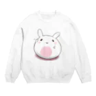 nemui_rukiのうさぎ大福 Crew Neck Sweatshirt