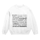 濁星天文台(にぼしてんもんだい)の12星座　みずがめ座 Crew Neck Sweatshirt