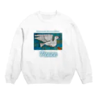 Earth-HarmonyのPeace　平和の鳩 Crew Neck Sweatshirt