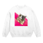 itsukiancoroのアイドルネコのアンちゃん Crew Neck Sweatshirt