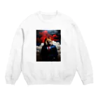 ZZRR12の政界の裏の支配者ライオン Crew Neck Sweatshirt