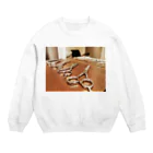 LOBtのハサミとかがみ Crew Neck Sweatshirt