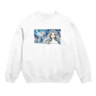 ZUCCOの氷の精霊と夜の森の秘密 Crew Neck Sweatshirt