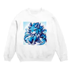 kenken-kenkenショップのAOkomainu君 Crew Neck Sweatshirt