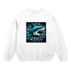 アートフル・メッセンジャーのCOOL SHARK Crew Neck Sweatshirt