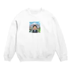 なお（ｻﾗﾘｰﾏﾝ）＠AI使って情報発信中の迷子で困った＠サラリーマン Crew Neck Sweatshirt