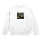 ZORATHのパイナップル　サル Crew Neck Sweatshirt